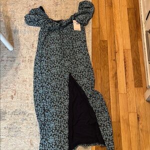 Floral Off-Shoulder Maxi Dress